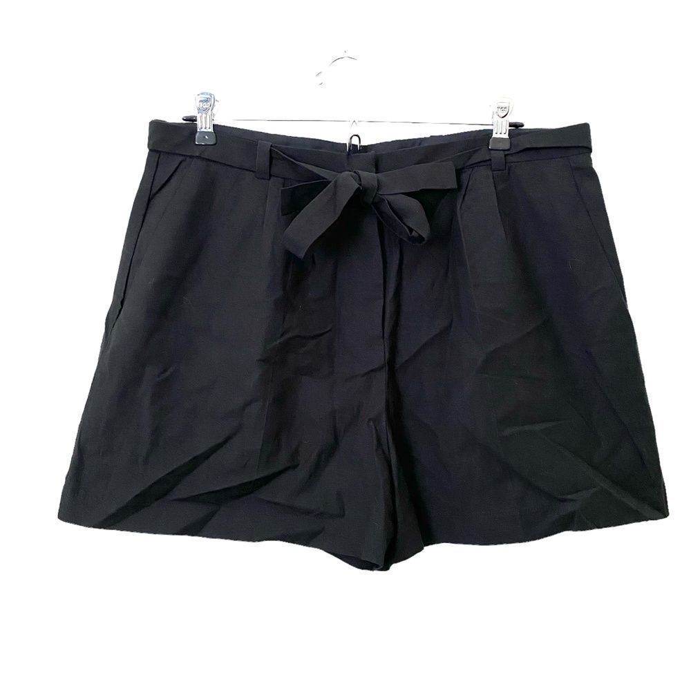 KAREN WALKER Linen Pleated Shorts‎ Sz 10